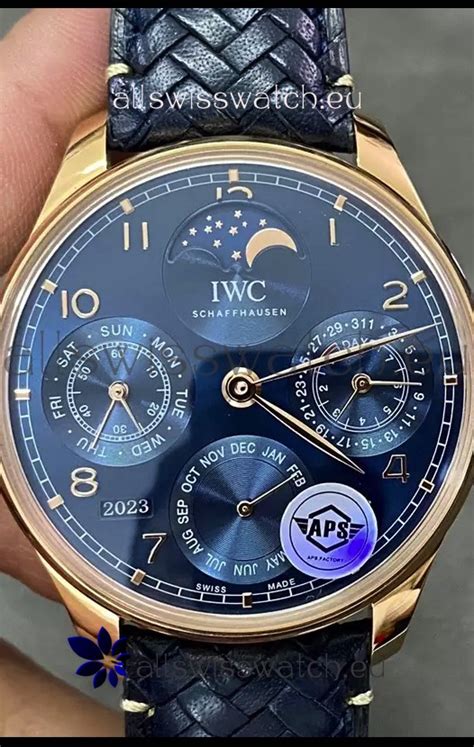 iwc perpetual calendar rose gold|IW503312.